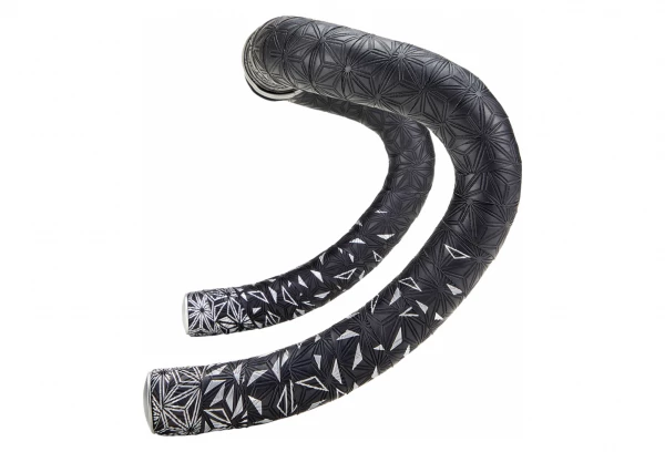 Ruban De Cintre Supacaz Super Sticky Kush Star Fade Bling Noir / Platinium + Bouchons 3 Ruban De Cintre Supacaz Super Sticky Kush Star Fade Bling Noir / Platinium + Bouchons