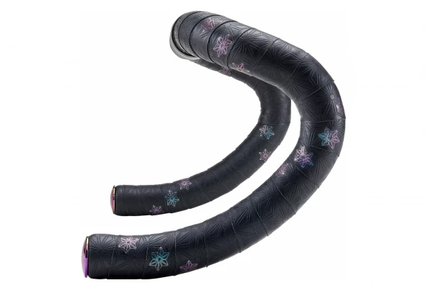 Ruban De Cintre Supacaz Super Sticky Kush Galaxy Noir/Rose Avec Bouchons Violet 3 Ruban De Cintre Supacaz Super Sticky Kush Galaxy Noir/Rose Avec Bouchons Violet