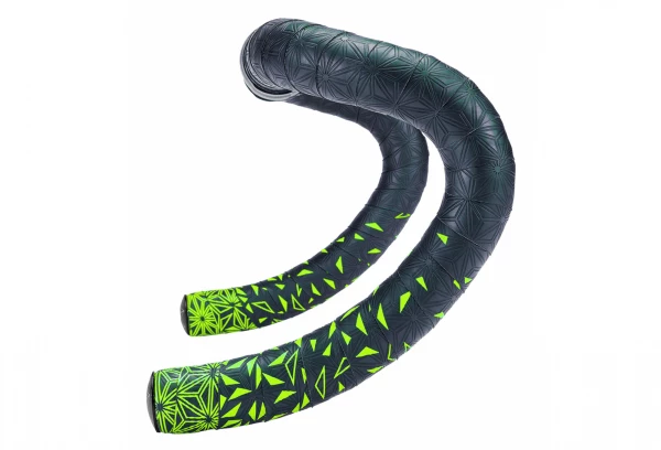 Ruban De Cintre Supacaz Super Sticky Kush Star Fade Neon Jaune Avec Bouchons 3 Ruban De Cintre Supacaz Super Sticky Kush Star Fade Neon Jaune Avec Bouchons