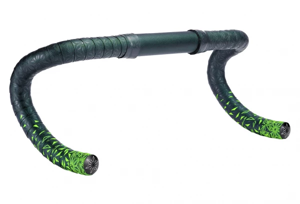 Ruban De Cintre Supacaz Super Sticky Kush Star Fade Neon Jaune Avec Bouchons 4 Ruban De Cintre Supacaz Super Sticky Kush Star Fade Neon Jaune Avec Bouchons – Image 2