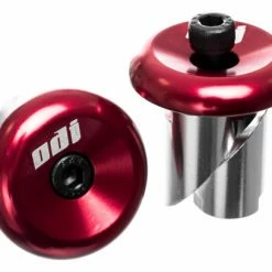 Embouts De Guidon ODI Alu Rouge