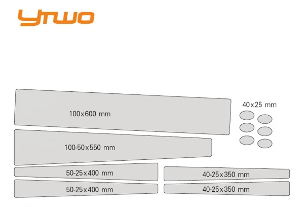 Kit De Protections YTWO Complet (12 Pieces) 0.30mm Clair 4 Kit De Protections YTWO Complet (12 Pieces) 0.30mm Clair – Image 2