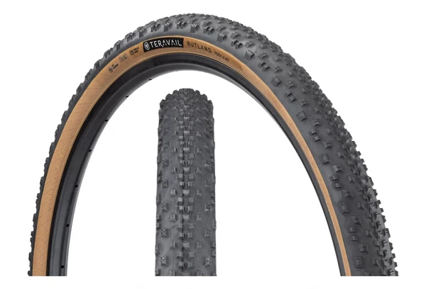 Pneu Gravel Teravail Rutland 700 Mm Tubeless Ready Souple Durable Bead-to-Bead Flancs Beiges Tan 4 Pneu Gravel Teravail Rutland 700 Mm Tubeless Ready Souple Durable Bead-to-Bead Flancs Beiges Tan – Image 2