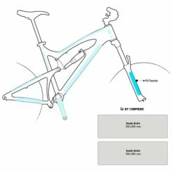 Kit De Protections YTWO Fourche (2 Pieces) 0.30mm 100x300mm Clair -Vélos de voyage, Cyclocross & Gravel Soldes unnamed file 1980