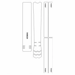 Kit De Protection Cadre Dyedbro Frame Clear Transparent Effet Mat Logo Noir