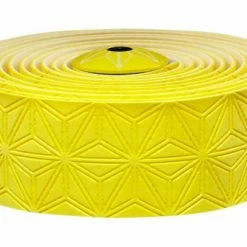 Ruban De Cintre Supacaz Super Stiky Kush Jaune Avec Bouchons Jaune