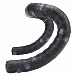 Ruban De Cintre Supacaz Super Sticky Kush Galaxy Noir/Rose Avec Bouchons Noir