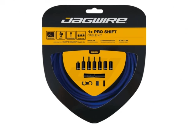 Kit Câbles Et Gaine Jagwire 1x Pro Shift Kit Bleu Foncé 3 Kit Câbles Et Gaine Jagwire 1x Pro Shift Kit Bleu Foncé