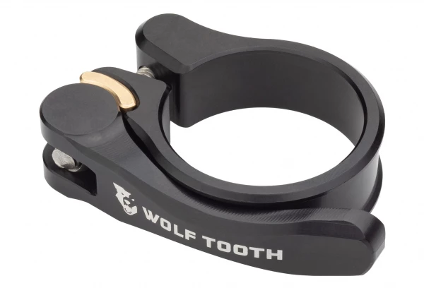 Collier De Selle à Serrage Rapide Wolf Tooth Seatpost Clamp Quick Release Noir 3 Collier De Selle à Serrage Rapide Wolf Tooth Seatpost Clamp Quick Release Noir