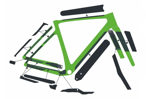 Kit De Protection Syncros Pour Cadre Scott Addict Gravel Transparent Mat 2 Kit De Protection Syncros Pour Cadre Scott Addict Gravel Transparent Mat