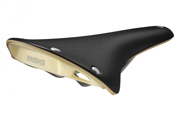 Brooks England Selle BROOKS CAMBIUM C17 Special Noir Beige 4 Brooks England Selle BROOKS CAMBIUM C17 Special Noir Beige – Image 2
