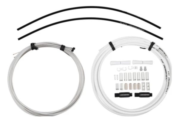 Kit Câbles Et Gaine Jagwire 2x Elite Sealed Shift Kit Blanc 4 Kit Câbles Et Gaine Jagwire 2x Elite Sealed Shift Kit Blanc – Image 2