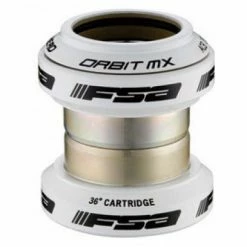 FSA Jeu De Direction Externe Orbit MX 1''1/8 Sans étoile Ni Bouchon Blanc