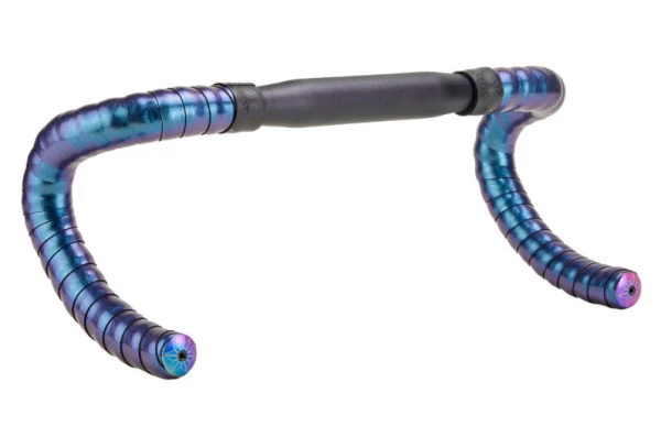 Ruban De Cintre Supacaz Bling Tape Oil Slick Avec Bouchons Violet 4 Ruban De Cintre Supacaz Bling Tape Oil Slick Avec Bouchons Violet – Image 2