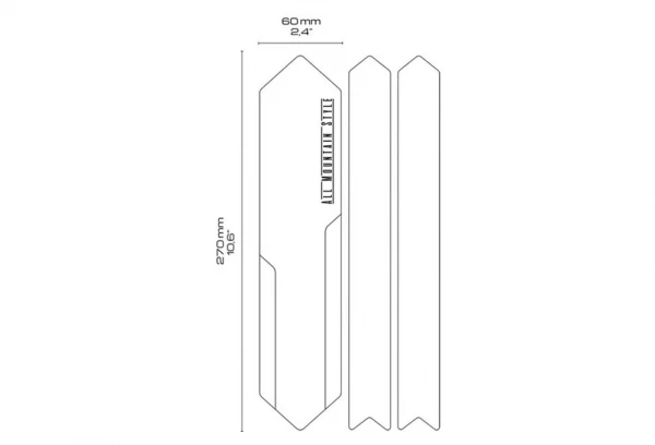 Protège-Bases All Mountain Style Honeycomb Noir Transparent 5 Protège-Bases All Mountain Style Honeycomb Noir Transparent – Image 3