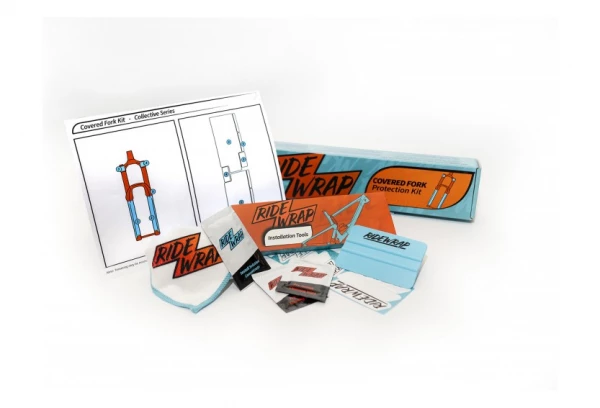 Kit De Protection Fourche RideWrap Covered Protection MTB Brilliant Clair 4 Kit De Protection Fourche RideWrap Covered Protection MTB Brilliant Clair – Image 2