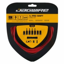 Kit Câbles Et Gaine Jagwire 1x Pro Shift Kit Rouge