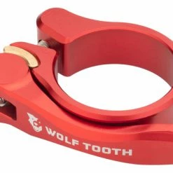 Collier De Selle à Serrage Rapide Wolf Tooth Seatpost Clamp Quick Release Rouge