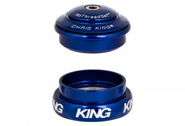Jeu De Direction Semi-Intégré Externe Chris King InSet 7 ZS 44/28.6 - EC 44/40 Bleu Navy 3 Jeu De Direction Semi-Intégré Externe Chris King InSet 7 ZS 44/28.6 - EC 44/40 Bleu Navy