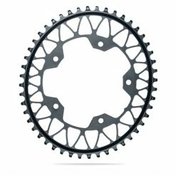 Plateau Ovale Narrow Wide AbsoluteBlack Gravel 110/5 BCD 12 V Gris