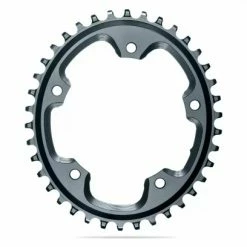 Plateau Narrow Wide AbsoluteBlack CX 1X Oval 110/5 BCD N/W Traction Chainring 12 V Gris
