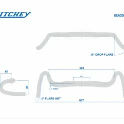 Guidon Ritchey WCS Beaon XL | 31.8 | Noir -Vélos de voyage, Cyclocross & Gravel Soldes unnamed file 3020