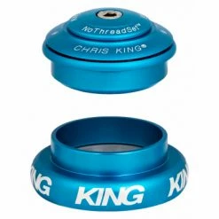 Jeu De Direction Chris King Semi-Intégré / Externe Inset I7 ZS44/28.6 - EC44/40 Bleu Turquoise