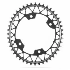 Plateau Ovale Narrow Wide AbsoluteBlack Gravel 110/4 BCD 12 V Gris