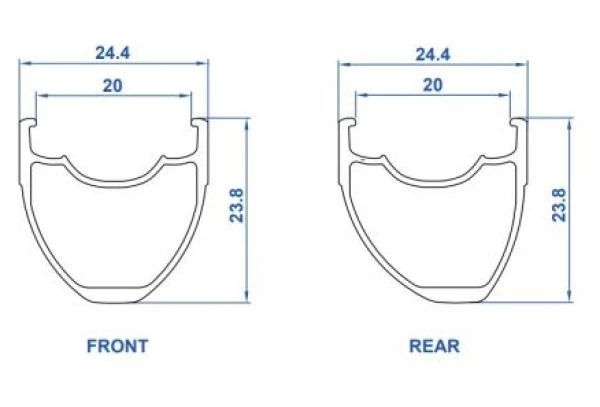 Paires De Roues Ritchey WCS Zeta | 9x100 - 10x130 Mm | Tubeless Ready 8 Paires De Roues Ritchey WCS Zeta | 9x100 - 10x130 Mm | Tubeless Ready – Image 6