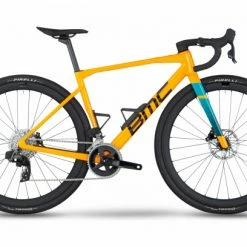 Gravel Bike BMC Kaius 01 Three Sram Rival ETap AXS 12V 700 Mm Jaune Saffron 2023