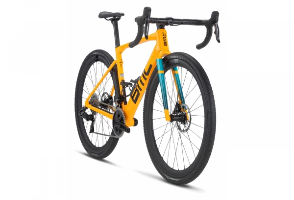 Gravel Bike BMC Kaius 01 Three Sram Rival ETap AXS 12V 700 Mm Jaune Saffron 2023 4 Gravel Bike BMC Kaius 01 Three Sram Rival ETap AXS 12V 700 Mm Jaune Saffron 2023 – Image 2