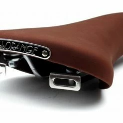 Velo Orange Selle VéloOrange Microfiber Touring Saddle Wide Marron