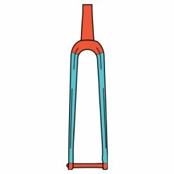 Kit De Protection Fourche RideWrap Covered Protection Road Gravel Mat Clair