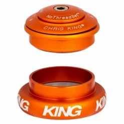 Jeu De Direction Chris King Semi-Intégré / Externe Inset I7 ZS44/28.6 - EC44/40 Orange