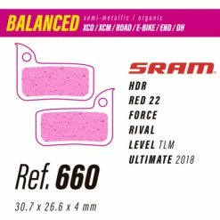 Paire De Plaquettes Less Brakes Sram HDR / Red 22 / Force / Rival / Level / Ultimate 8 Paire De Plaquettes Less Brakes Sram HDR / Red 22 / Force / Rival / Level / Ultimate -Vélos de voyage, Cyclocross & Gravel Soldes unnamed file 3218