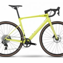 Vélo De Route BMC Roadmachine X Two Sram Rival ETap AXS 12V 700 Mm Jaune Lime 2023