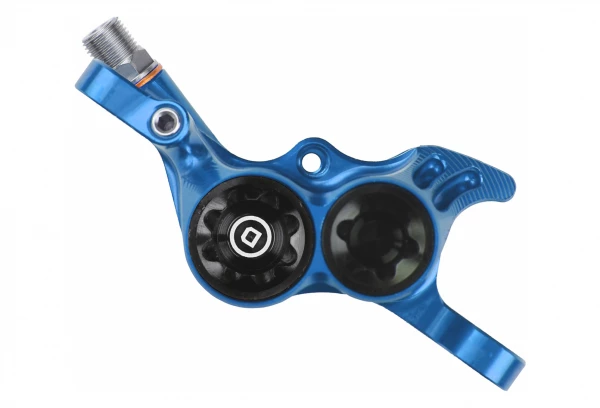 Etrier Hope RX4+ Post Mount Sram DOT Bleu HBSPC73B 3 Etrier Hope RX4+ Post Mount Sram DOT Bleu HBSPC73B