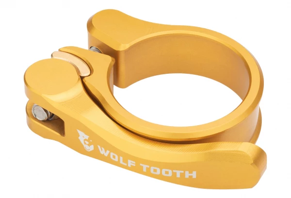 Collier De Selle à Serrage Rapide Wolf Tooth Seatpost Clamp Quick Release Or 3 Collier De Selle à Serrage Rapide Wolf Tooth Seatpost Clamp Quick Release Or