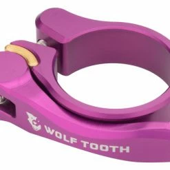 Collier De Selle à Serrage Rapide Wolf Tooth Seatpost Clamp Quick Release Violet