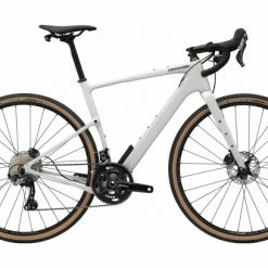 Gravel Bike Cannondale Topstone Carbon 2 L Shimano GRX 11V 700 Mm Blanc Chalk 2022