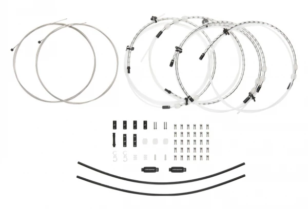 Kit Câbles Et Gaines Pour Dérailleurs Jagwire 2x Elite Link Shift Kit Argent 4 Kit Câbles Et Gaines Pour Dérailleurs Jagwire 2x Elite Link Shift Kit Argent – Image 2