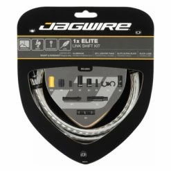 Kit Câble Et Gaine Pour Dérailleur Jagwire 1x Elite Link Shift Kit Argent