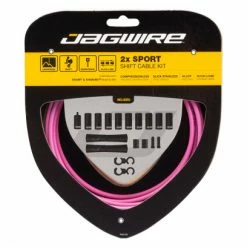 Kit Câbles Et Gaine Jagwire 2x Sport Shift Kit Rose