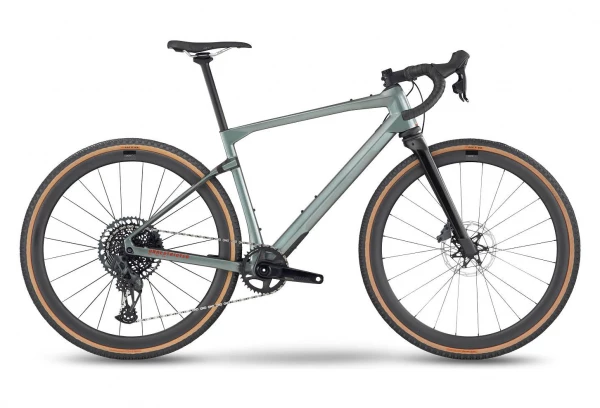 Gravel Bike BMC URS LT Two Sram Rival ETap AXS/GX Eagle AXS 12V 700 Mm Gris Metallic Moss 2023 3 Gravel Bike BMC URS LT Two Sram Rival ETap AXS/GX Eagle AXS 12V 700 Mm Gris Metallic Moss 2023
