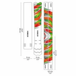 Kit De Protection Cadre Dyedbro Frame Countries Ireland Flag Vert Blanc Orange -Vélos de voyage, Cyclocross & Gravel Soldes unnamed file 3915