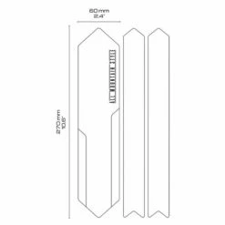 Protège-Bases All Mountain Style Honeycomb Transparent -Vélos de voyage, Cyclocross & Gravel Soldes unnamed file 4007