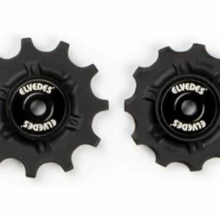 Paire De Galets De Dérailleur 2 X 11 Dents Elvedes Stainless Roulements Annulaires Inox