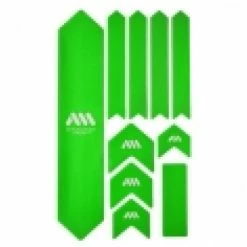 Kit Protection De Cadre ALL MOUNTAIN STYLE Honey Comb XL 10 Pcs - Vert Blanc