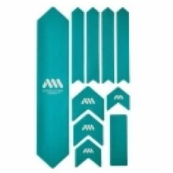 Kit Protection De Cadre ALL MOUNTAIN STYLE Honey Comb XL 10 Pcs - Bleu Blanc