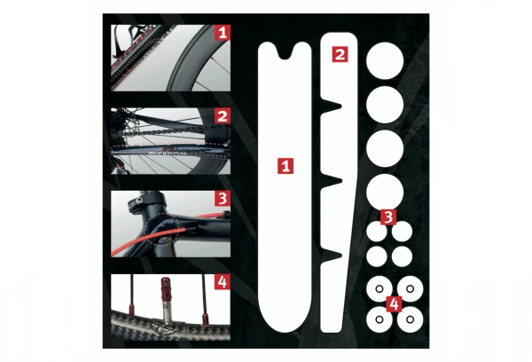Protection Adhésive Effetto Mariposa Shelter Kit MTB (1.2mm) 3 Protection Adhésive Effetto Mariposa Shelter Kit MTB (1.2mm)